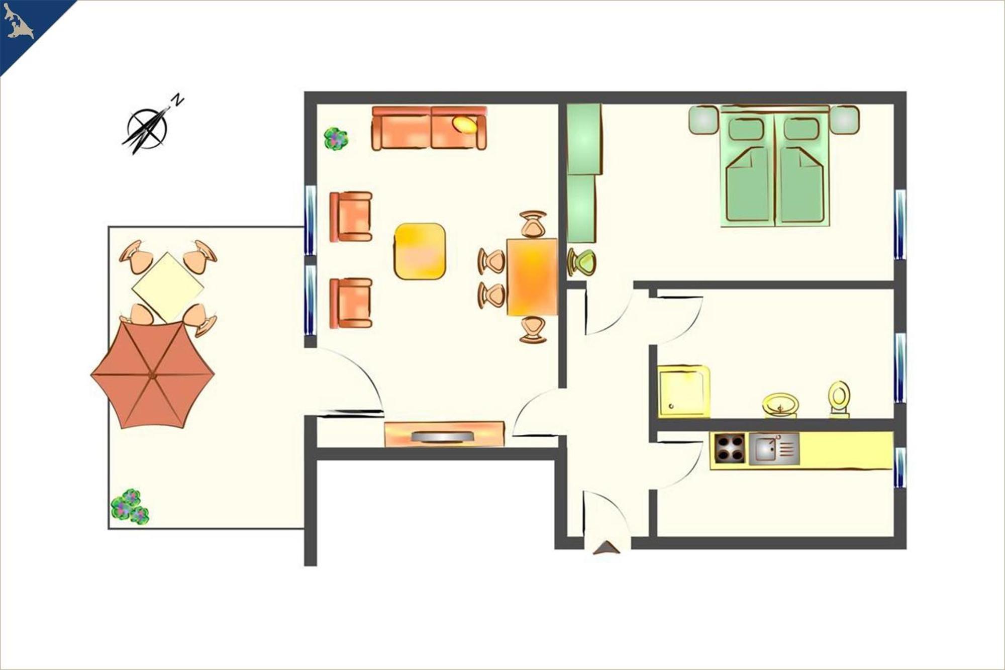 Апартаменты Waldsiedlung Waldhaus App 4.2 Корсвандт Экстерьер фото